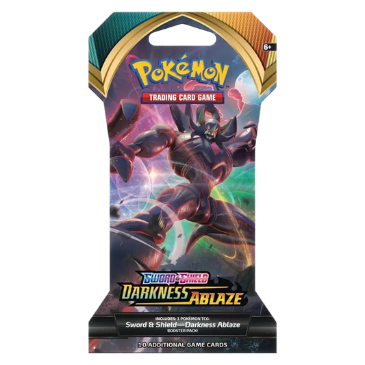 Pokémon TCG: Darkness Ablaze Sleeved Booster Pack – Sword & Shield
