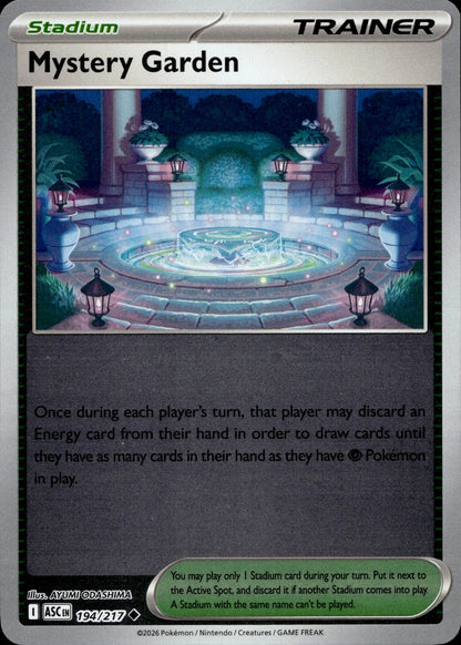 Mystery Garden Uncommon ME: Ascended Heroes 194/217 NM