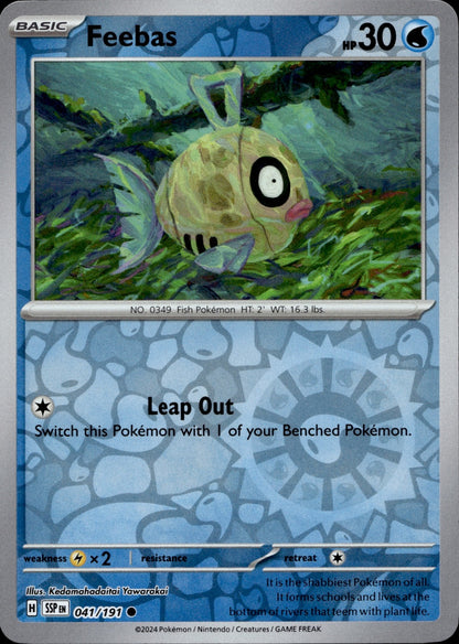 Feebas - Reverse Holo Common SV08: Surging Sparks 041/191 NM