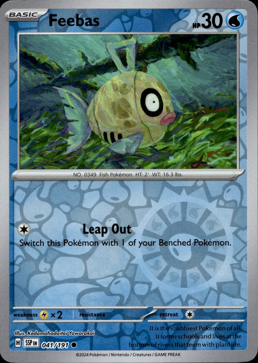Feebas - Reverse Holo Common SV08: Surging Sparks 041/191 NM