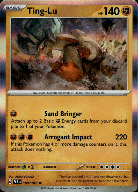 Ting-Lu Holo Rare SV04: Paradox Rift 109/182 NM