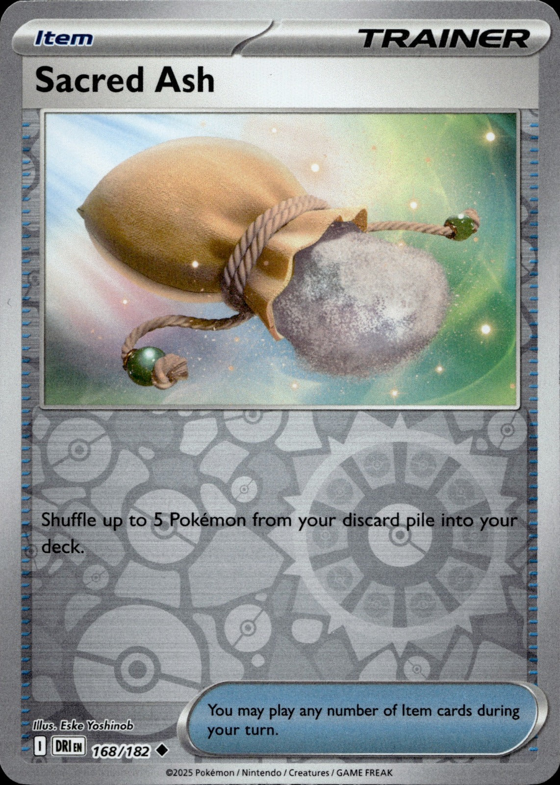 Sacred Ash Reverse Holo Uncommon SV10: Destined Rivals 168/182 NM