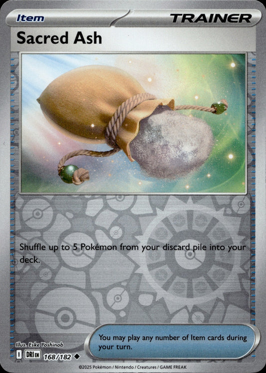 Sacred Ash Reverse Holo Uncommon SV10: Destined Rivals 168/182 NM