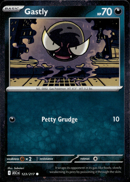 Gastly Reverse Holo Common ME: Ascended Heroes 123/217 NM