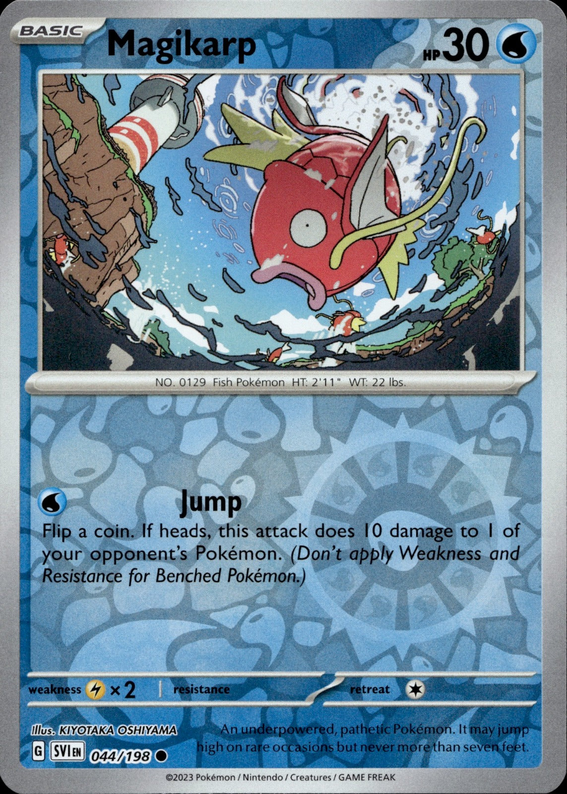 Magikarp Reverse Holo Common SV01: Scarlet & Violet Base Set 044/198 NM