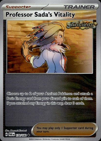 Professor Sada's Vitality Reverse Holo Uncommon Professor Program Promos 170/182 NM