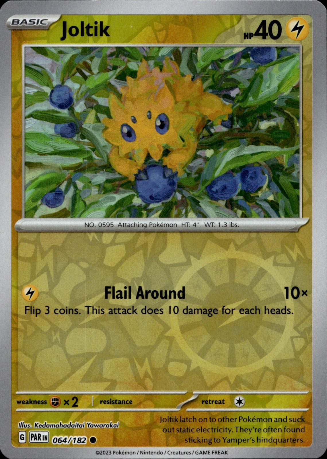 Joltik - Reverse Holo Common SV04: Paradox Rift 064/182 NM