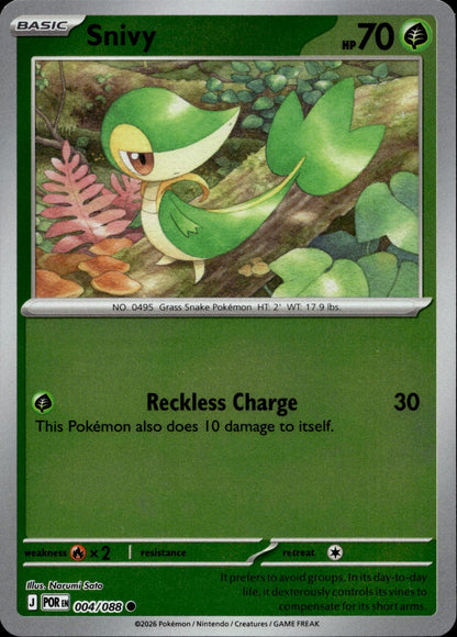Snivy Common ME03: Perfect Order 004/088 NM