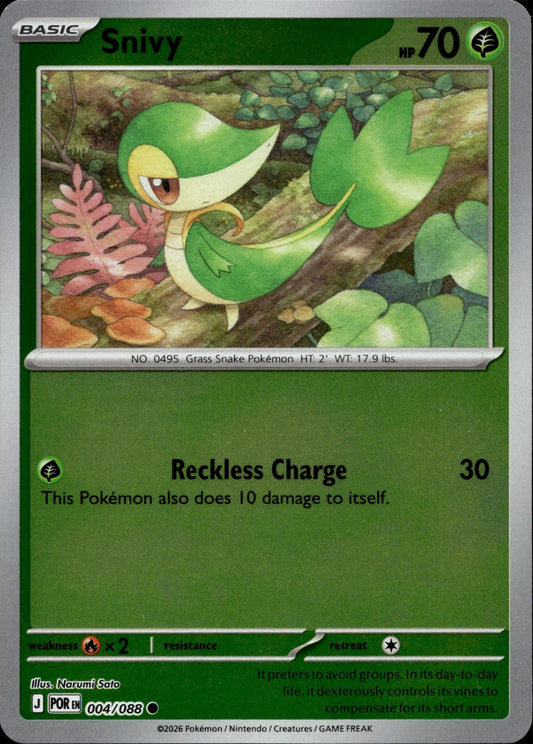 Snivy Common ME03: Perfect Order 004/088 NM