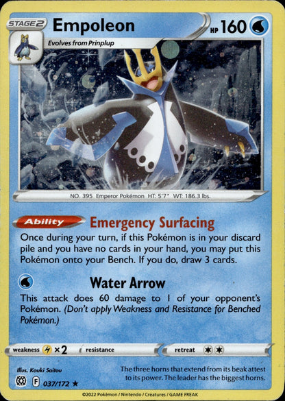 Empoleon - (Cosmos Holo) Holo Rare Miscellaneous Cards & Products 037/172 NM
