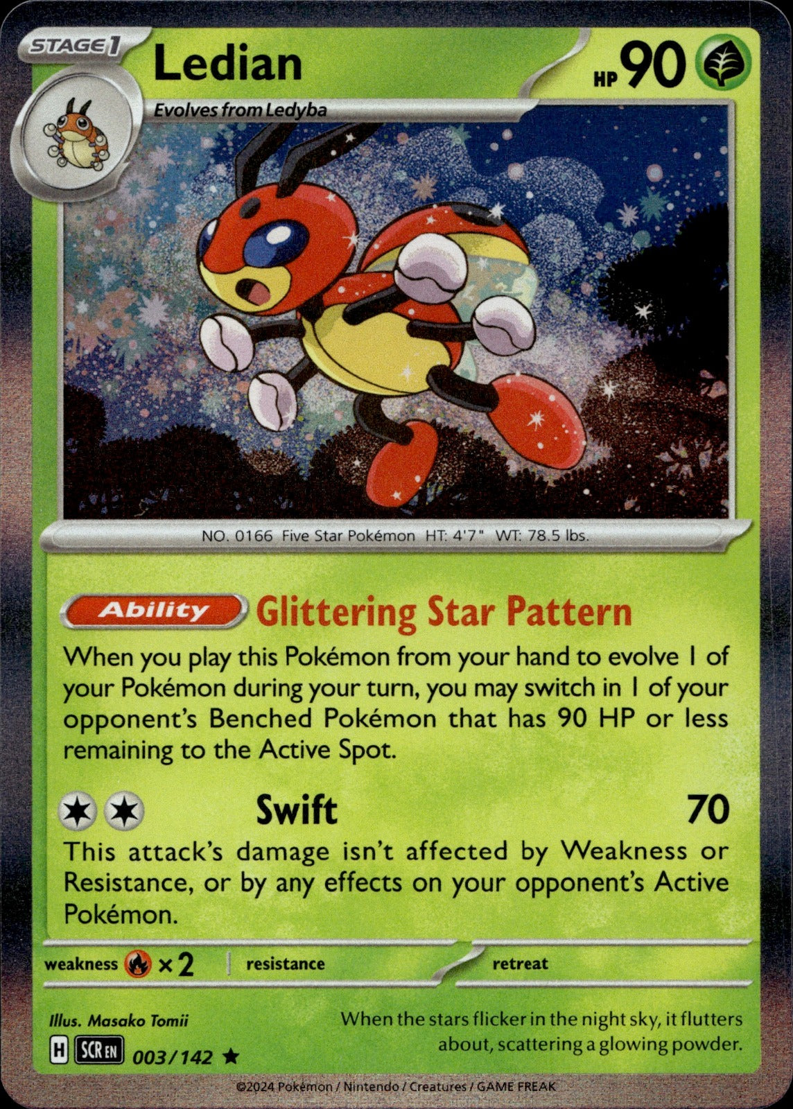 Ledian - Rare Deck Exclusives 003/142 NM