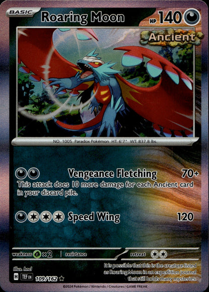 Roaring Moon Holo Rare SV05: Temporal Forces 109/162 NM