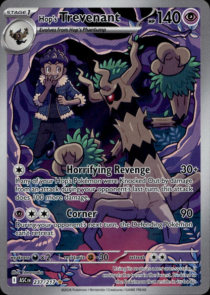 Hop's Trevenant - Holo Illustration Rare ME: Ascended Heroes 237/217 NM