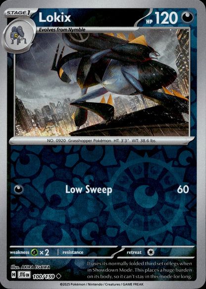Lokix Reverse Holo Uncommon SV09: Journey Together 100/159 NM