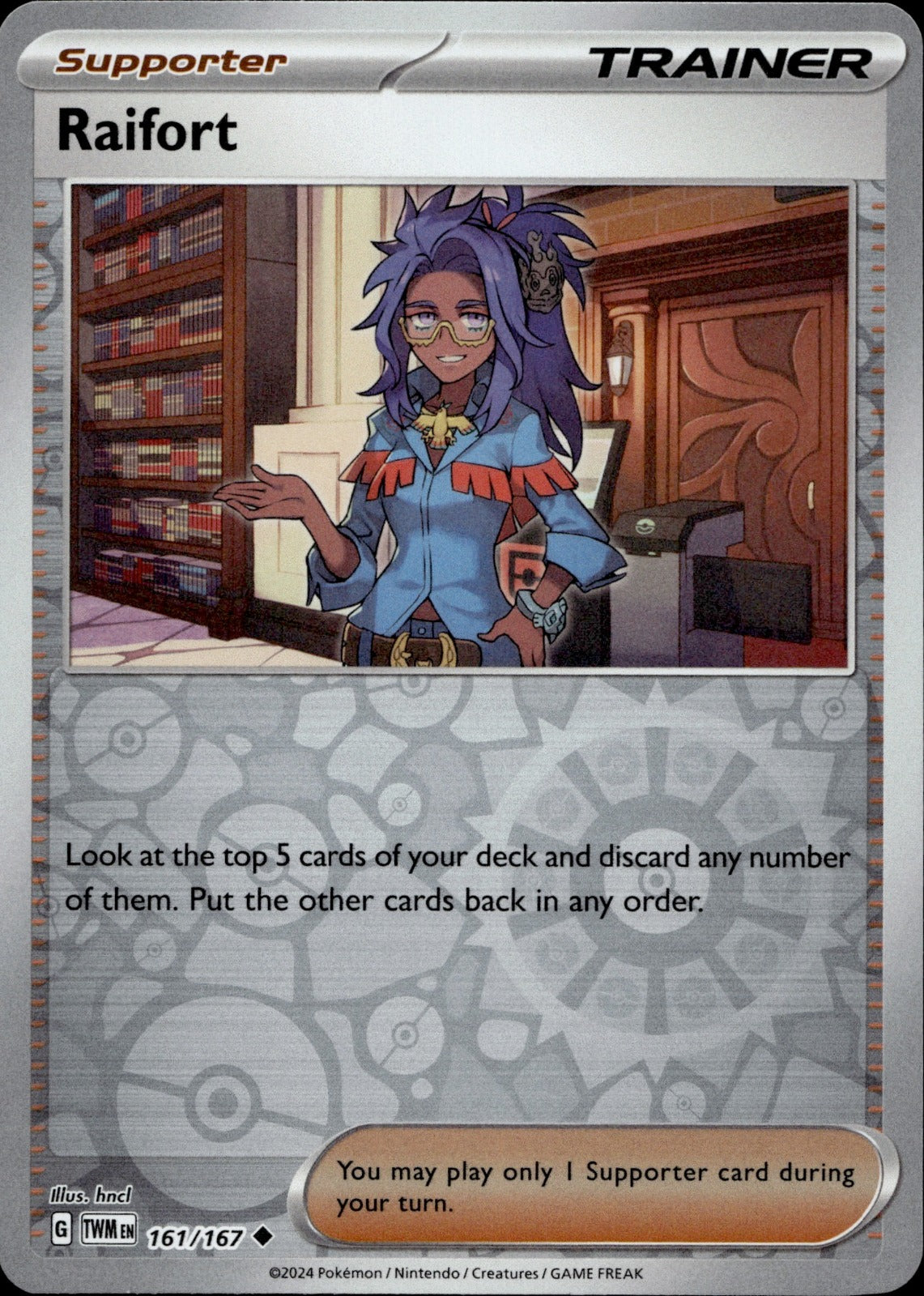Raifort Reverse Holo Uncommon SV06: Twilight Masquerade 161/167 NM